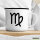 Emaille Tasse Jungfrau Sternzeichen Zeichen 300ml Vintage Emaille Becher