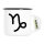 Emaille Tasse Steinbock Sternzeichen Zeichen 300ml Vintage Emaille Becher