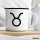 Emaille Tasse Stier Sternzeichen Zeichen 300ml Vintage Emaille Becher