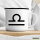 Emaille Tasse Waage Sternzeichen Zeichen 300ml Vintage Emaille Becher