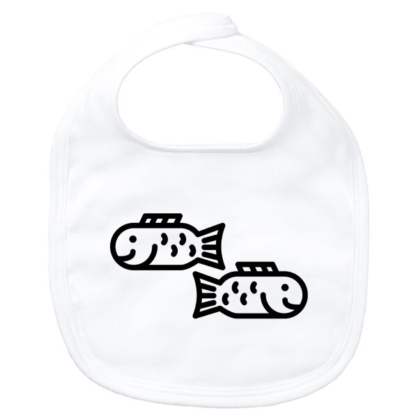 Baby Lätzchen Fische Sternzeichen Symbol