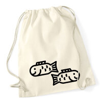 Turnbeutel Fische Sternzeichen Symbol 12 Liter