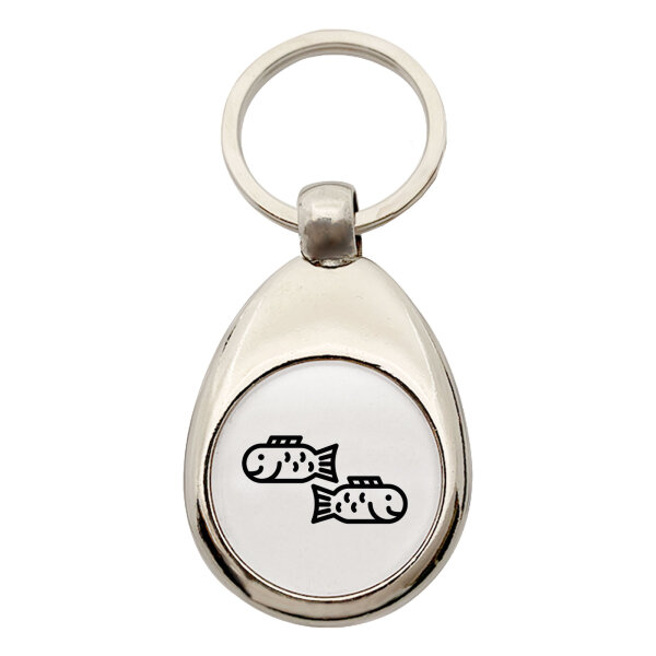 Schlüsselanhänger Fische Sternzeichen Symbol