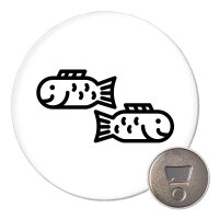 Magnet Fische Sternzeichen Symbol 59mm Kühlschrankmagnet Flaschenöffner
