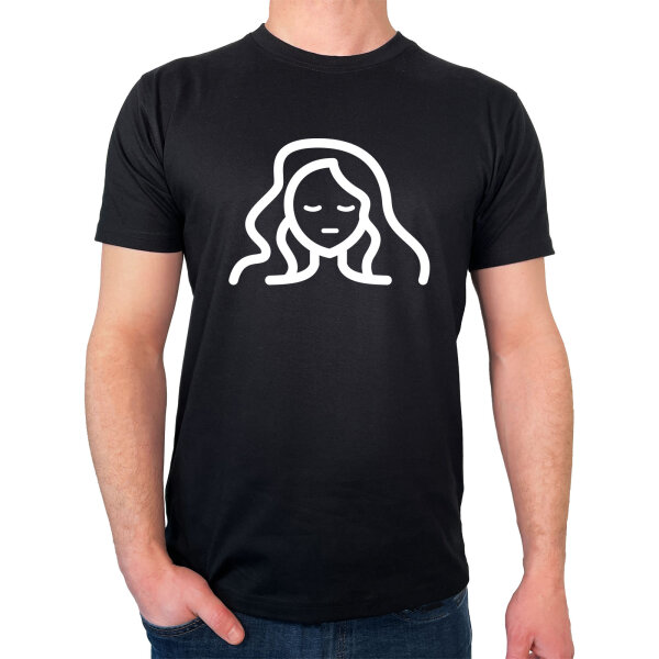 Herren T-Shirt Jungfrau Sternzeichen Symbol Größe S-3XL