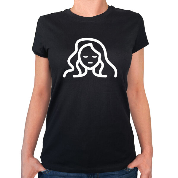 Damen T-Shirt Jungfrau Sternzeichen Symbol Größe XS-XXL