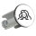 Waschbeckenstöpsel Jungfrau Sternzeichen Symbol 4cm Abflussstopfen
