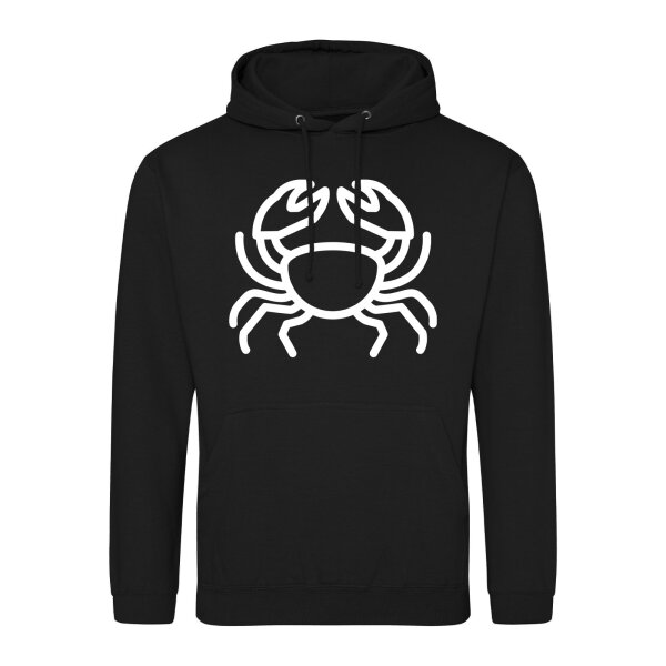 Unisex Hoodie Krebs Sternzeichen Symbol Größe S-3XL