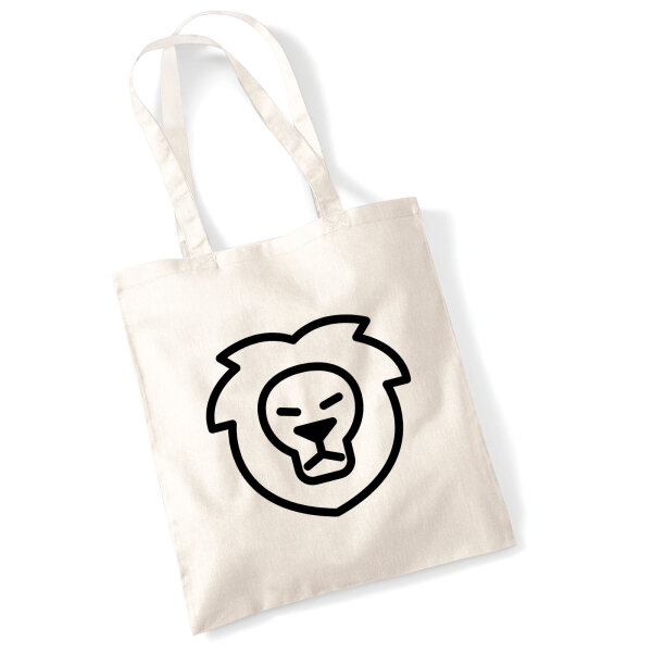 Jutebeutel Löwe Sternzeichen Symbol 10 Liter