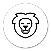 Aufkleber Löwe Sternzeichen Symbol 10cm Sticker