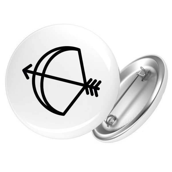 Button Schütze Sternzeichen Symbol