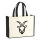 Jutetasche Steinbock Sternzeichen Symbol 21 Liter Black