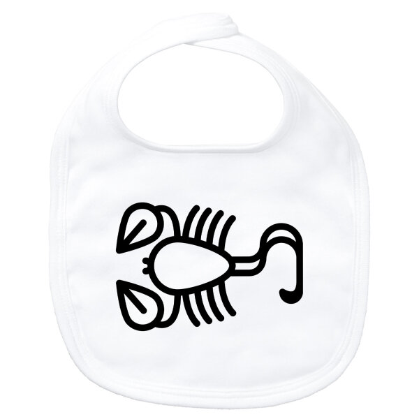 Baby Lätzchen Skorpion Sternzeichen Symbol