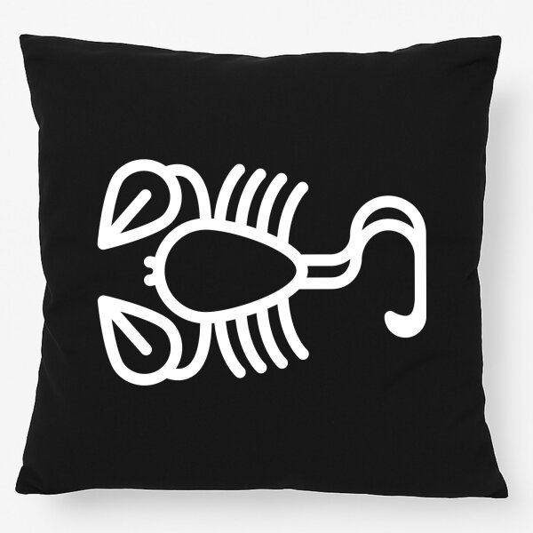 Kissen Skorpion Sternzeichen Symbol 40x40cm