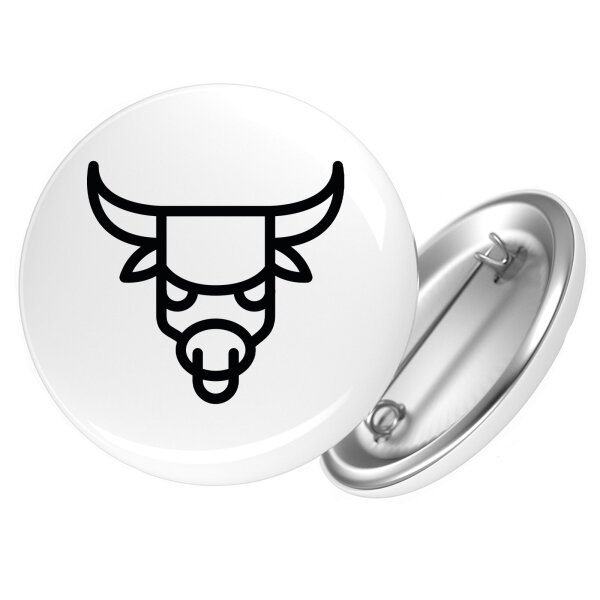Button Stier Sternzeichen Symbol