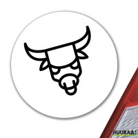 Aufkleber Stier Sternzeichen Symbol 10cm Sticker