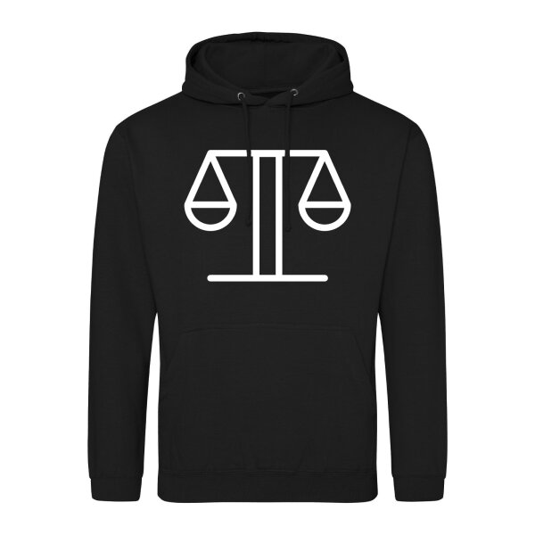 Unisex Hoodie Waage Sternzeichen Symbol Größe S-3XL