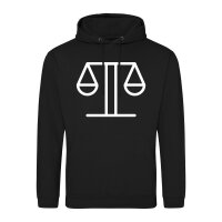 Unisex Hoodie Waage Sternzeichen Symbol Größe S-3XL