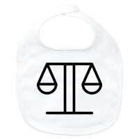 Baby Lätzchen Waage Sternzeichen Symbol