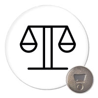 Magnet Waage Sternzeichen Symbol 59mm...