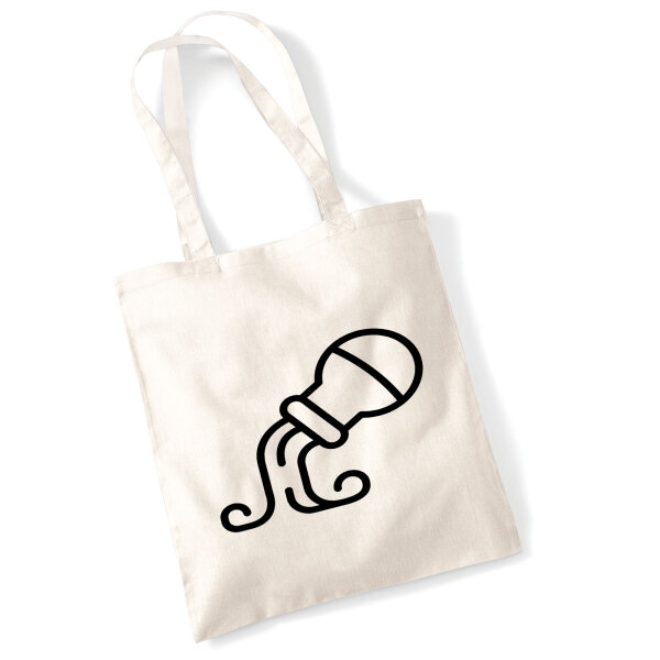 Jutebeutel Wassermann Sternzeichen Symbol 10 Liter