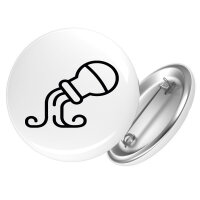 Button Wassermann Sternzeichen Symbol