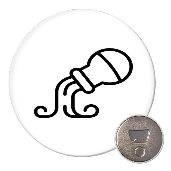 Magnet Wassermann Sternzeichen Symbol 59mm Kühlschrankmagnet Flaschenöffner