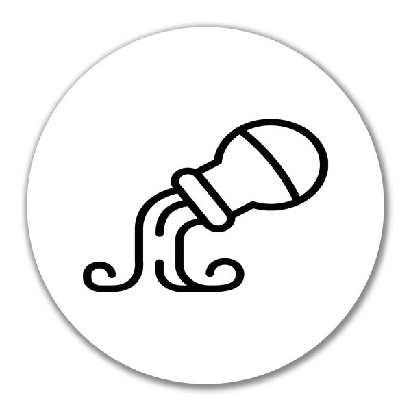 Aufkleber Wassermann Sternzeichen Symbol 10cm Sticker