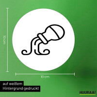 Aufkleber Wassermann Sternzeichen Symbol 10cm Sticker