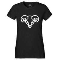 Damen T-Shirt Widder Sternzeichen Symbol Größe...