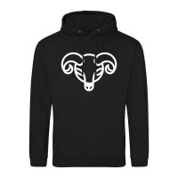 Unisex Hoodie Widder Sternzeichen Symbol Größe S-3XL