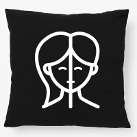 Kissen Zwillinge Sternzeichen Symbol 40x40cm