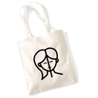 Jutebeutel Zwillinge Sternzeichen Symbol 10 Liter