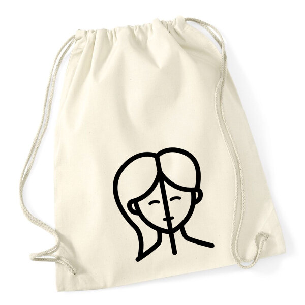 Turnbeutel Zwillinge Sternzeichen Symbol 12 Liter