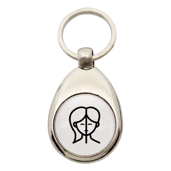 Schlüsselanhänger Zwillinge Sternzeichen Symbol