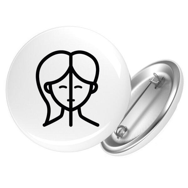 Button Zwillinge Sternzeichen Symbol
