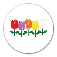 Aufkleber Tulpen Blüte 10cm Sticker