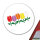 Aufkleber Tulpen Blüte 10cm Sticker