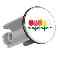 Waschbeckenstöpsel Tulpen Blüte 4cm Abflussstopfen