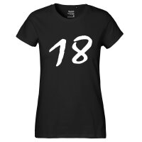 Damen T-Shirt 18 Geburtstag Größe XS-XXL