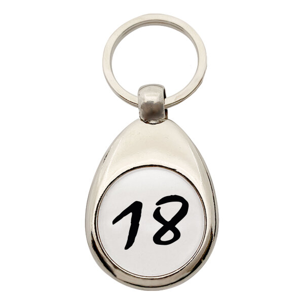 Schlüsselanhänger 18 Geburtstag