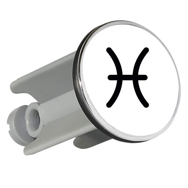 Waschbeckenstöpsel Fische Sternzeichen Zeichen 4cm Abflussstopfen