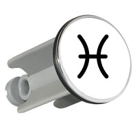 Waschbeckenstöpsel Fische Sternzeichen Zeichen 4cm...