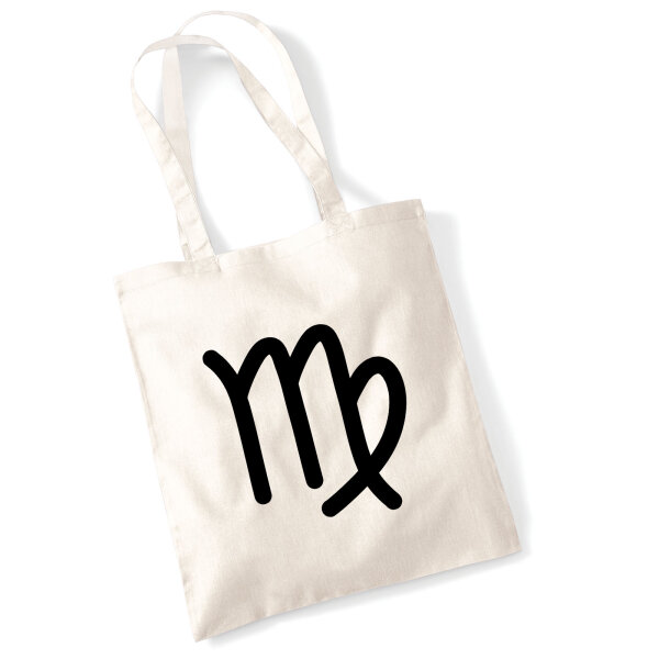 Jutebeutel Jungfrau Sternzeichen Zeichen 10 Liter