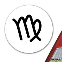Aufkleber Jungfrau Sternzeichen Zeichen 10cm Sticker