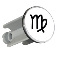 Waschbeckenstöpsel Jungfrau Sternzeichen Zeichen 4cm...