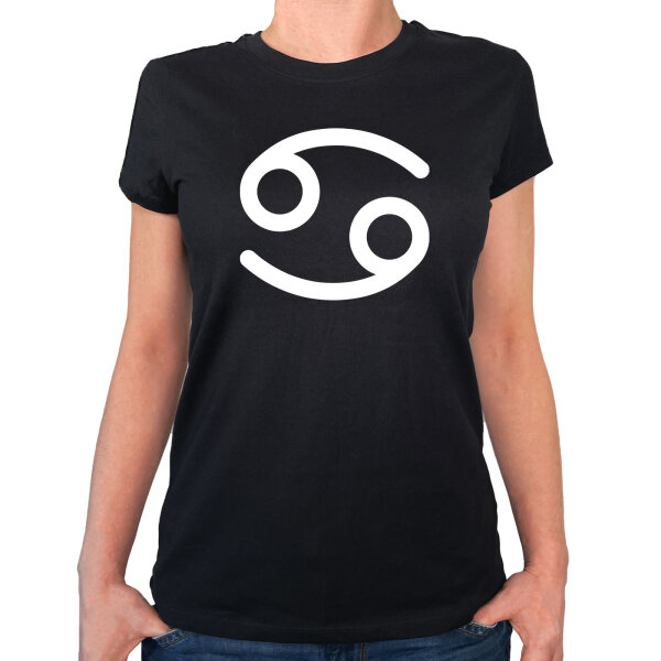 Damen T-Shirt Krebs Sternzeichen Zeichen Größe XS-XXL