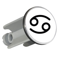 Waschbeckenstöpsel Krebs Sternzeichen Zeichen 4cm...