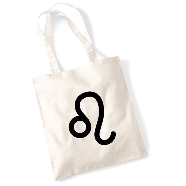 Jutebeutel Löwe Sternzeichen Zeichen 10 Liter