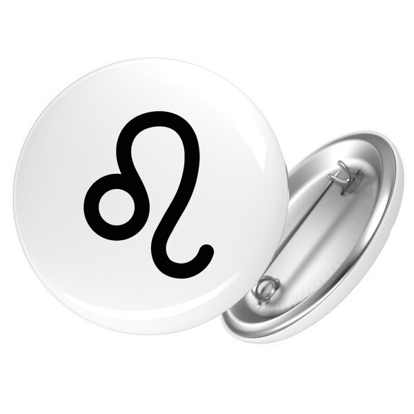 Button Löwe Sternzeichen Zeichen